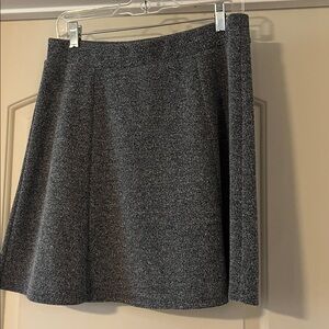LOFT Gray Mini Skirt